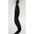 Dark brown ponytail extension 24 inch, color 4 straight synthetic hair pony fall