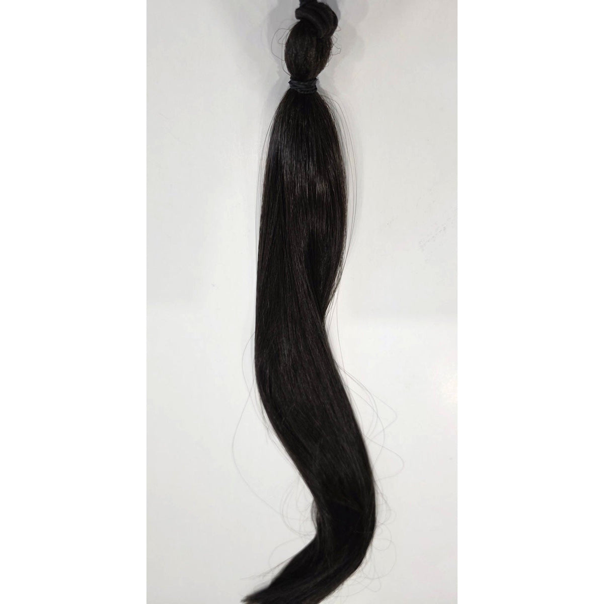 Dark brown ponytail extension 24 inch, color 4 straight synthetic hair pony fall