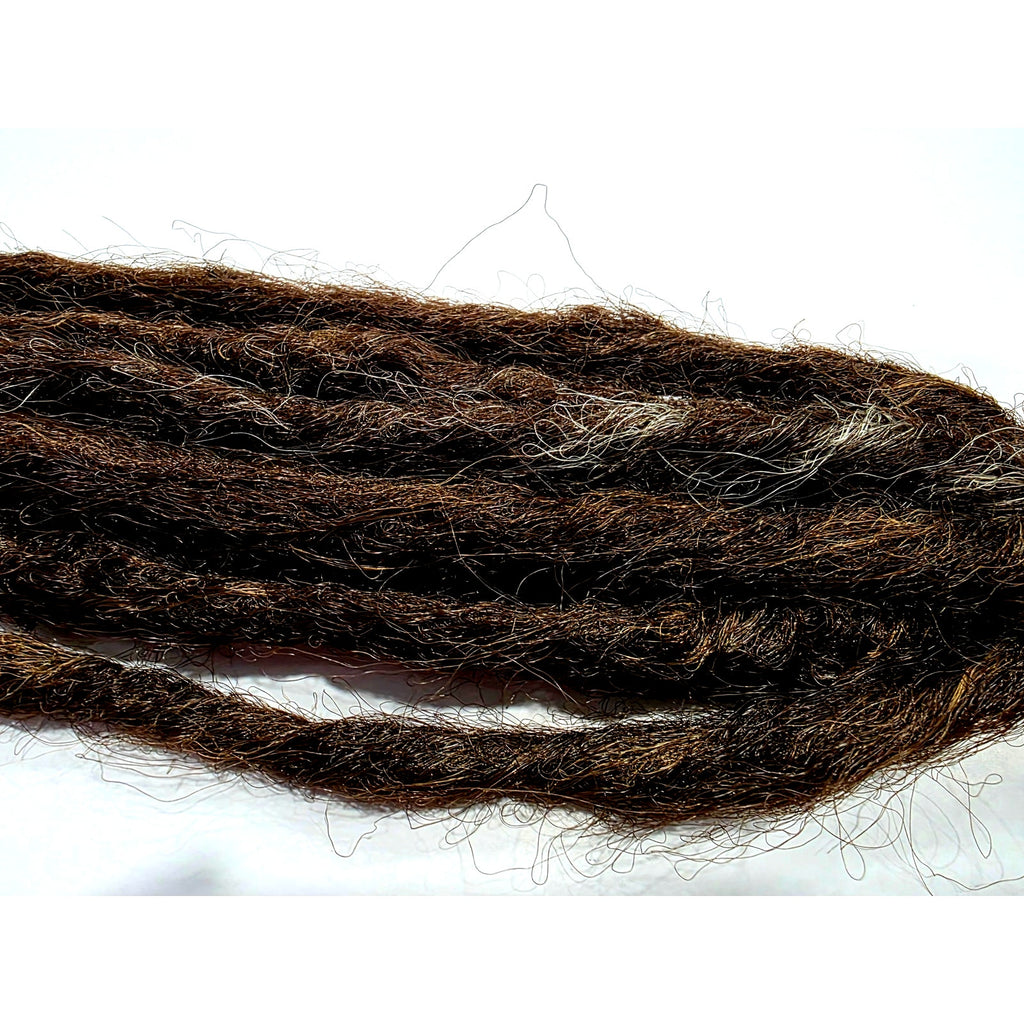 10 SE Single Ended Knotty Brown Blonde Synthetic Dread Dreadlock Hair Extensions