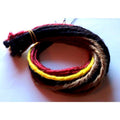 10 SE Single Ended Dreads Dreadlocks Hair Extensions Blonde Brown Red Yellow