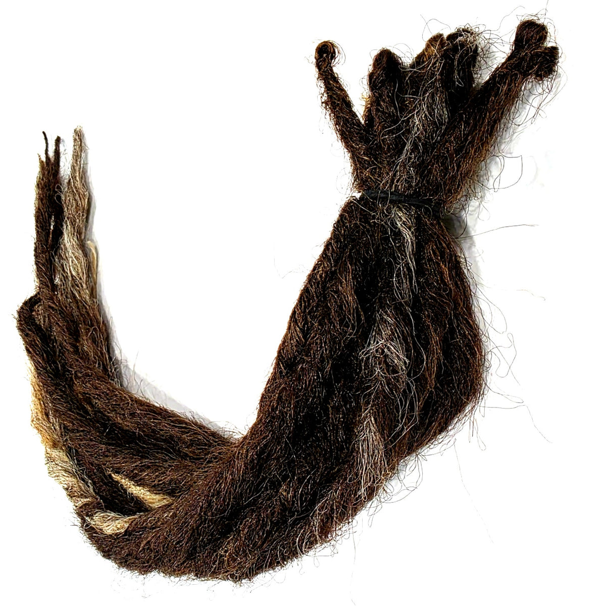10 SE Single Ended Knotty Brown Blonde Synthetic Dread Dreadlock Hair Extensions