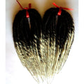 60 DE Double Ended Dreads Dreadlocks Black to Blonde Ombre Fade Hair Extensions