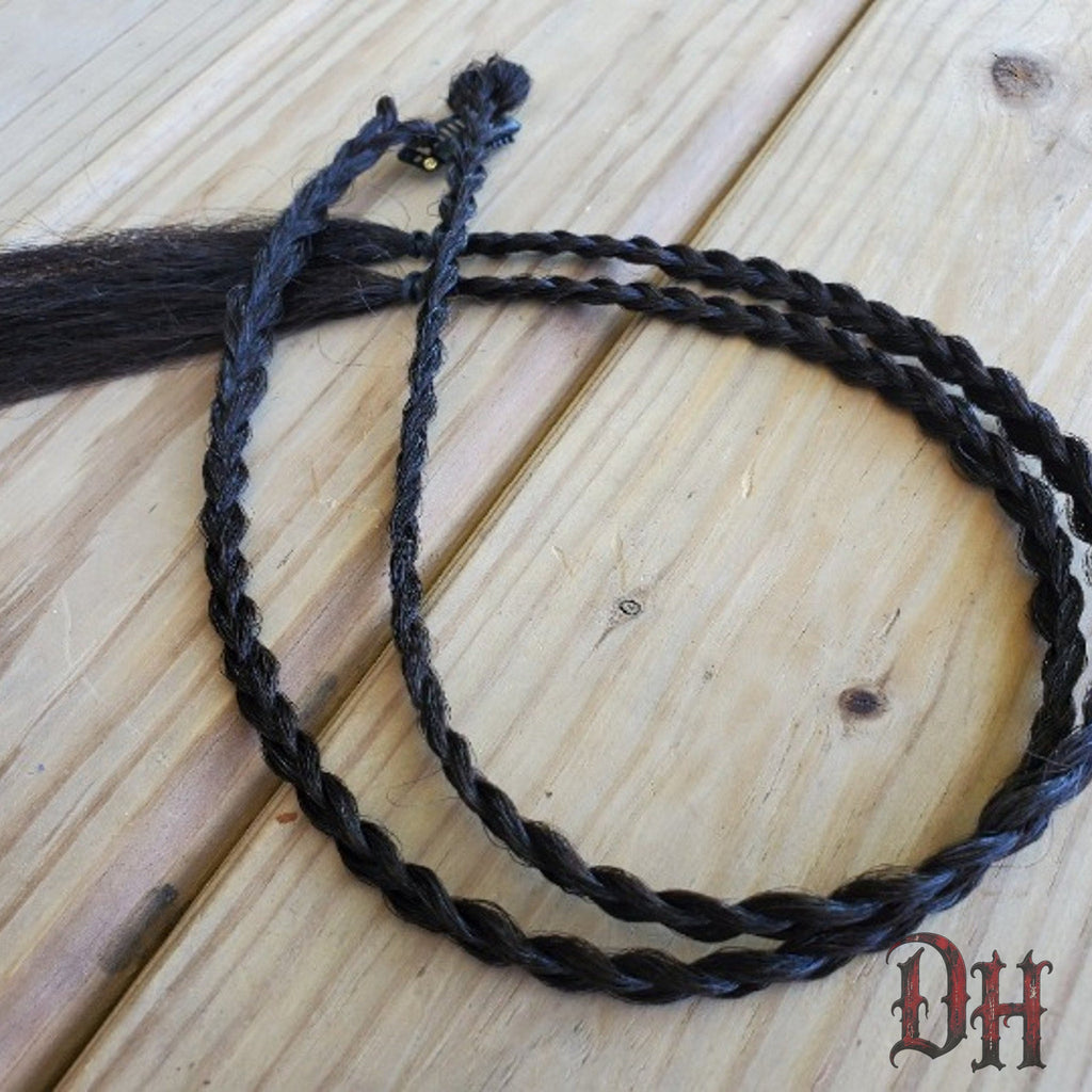 Dark Brown Clip in Braids Hair Extension