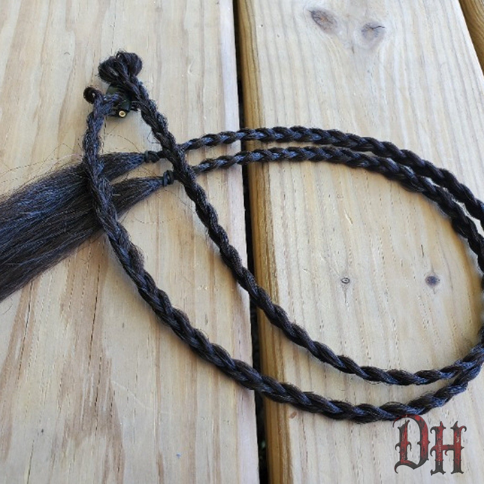 Dark Brown Clip in Braids Hair Extension