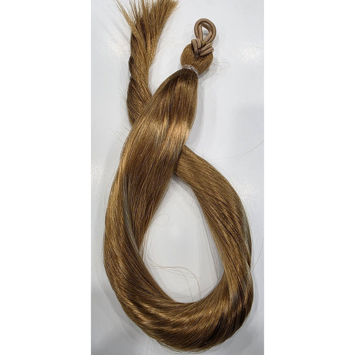 Dark golden blonde ponytail extension 24 inch, color 27 strawberry blonde hair fall