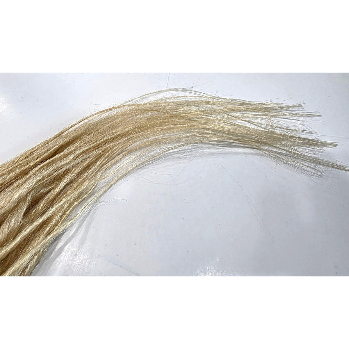 30 SE Single Ended Platinum Blonde Dread Dreadlock Hair Extensions Long Ends
