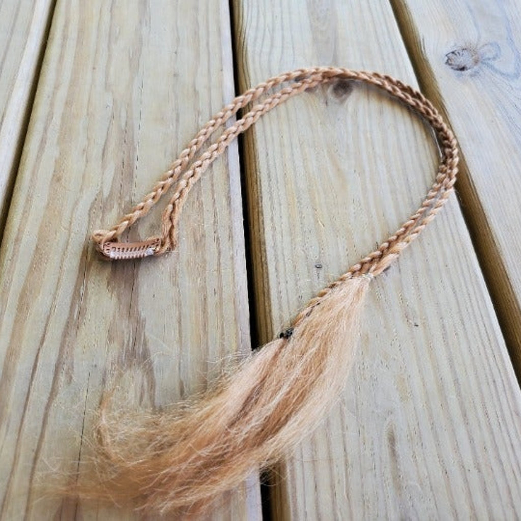 Blonde Clip in Braids Hair Extension NEW