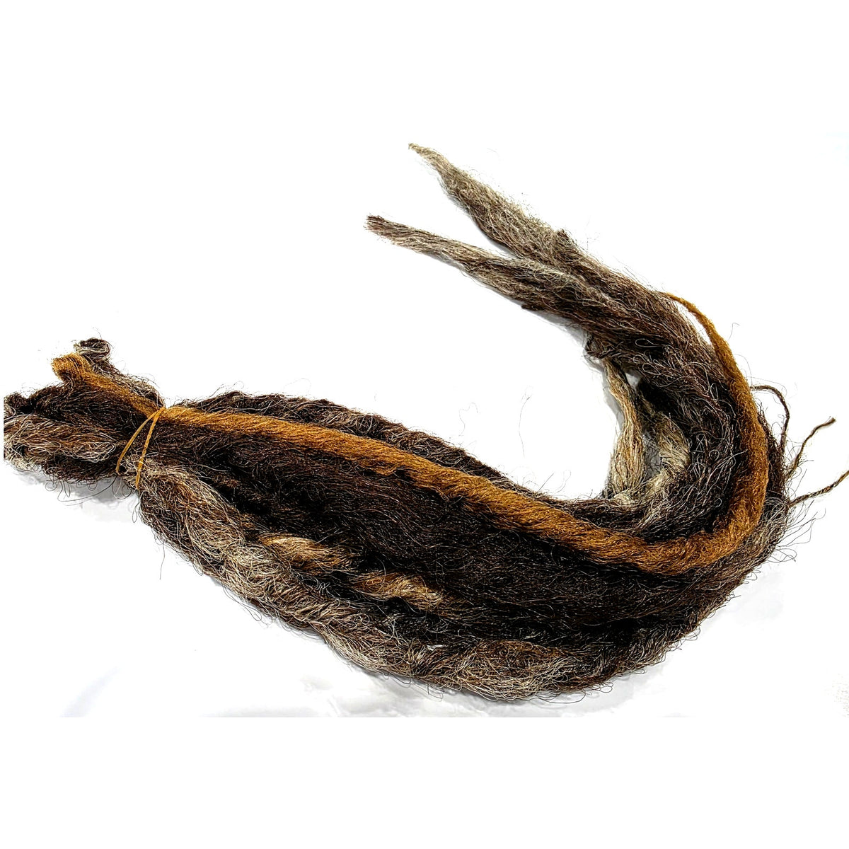 10 SE Single Ended Brown Blonde Natural Style Dreads Dreadlocks Hair Extensions