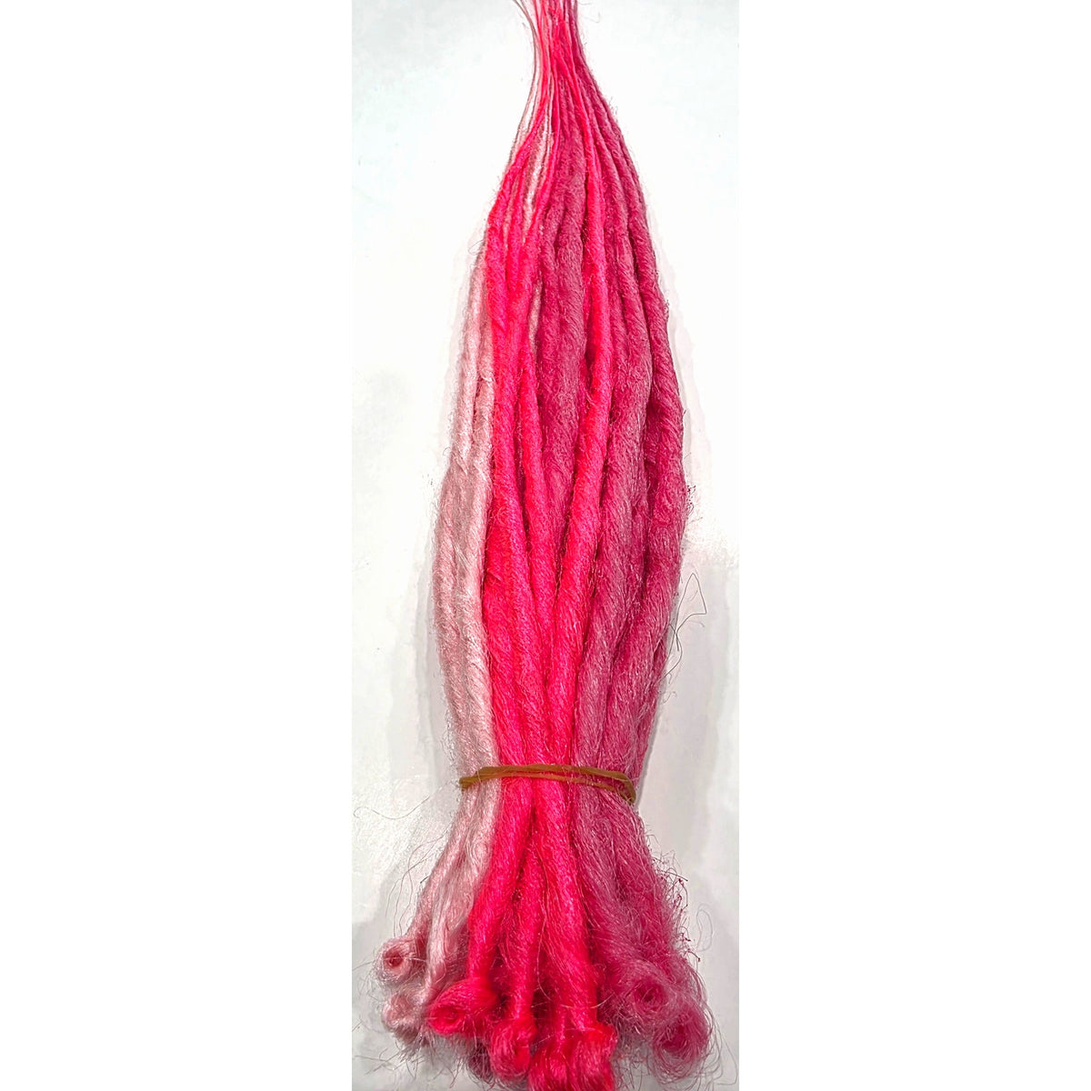 30 SE Single Ended Multi Pink Synthetic Dreads Dreadlock Hair Extensions