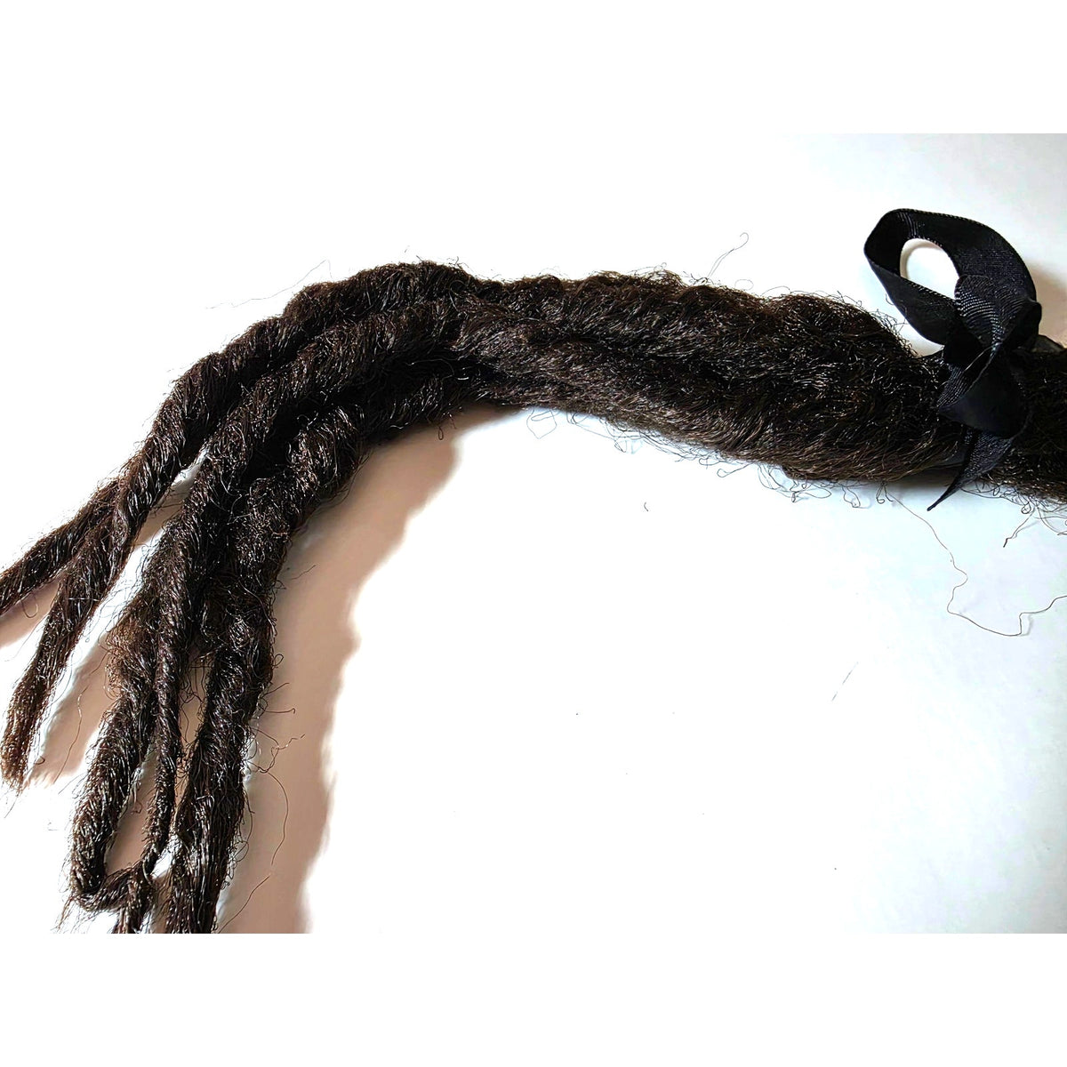 5 SE Single Ended Dark Brown Synthetic Dreads Dreadlocks Hair Extensions Knotty