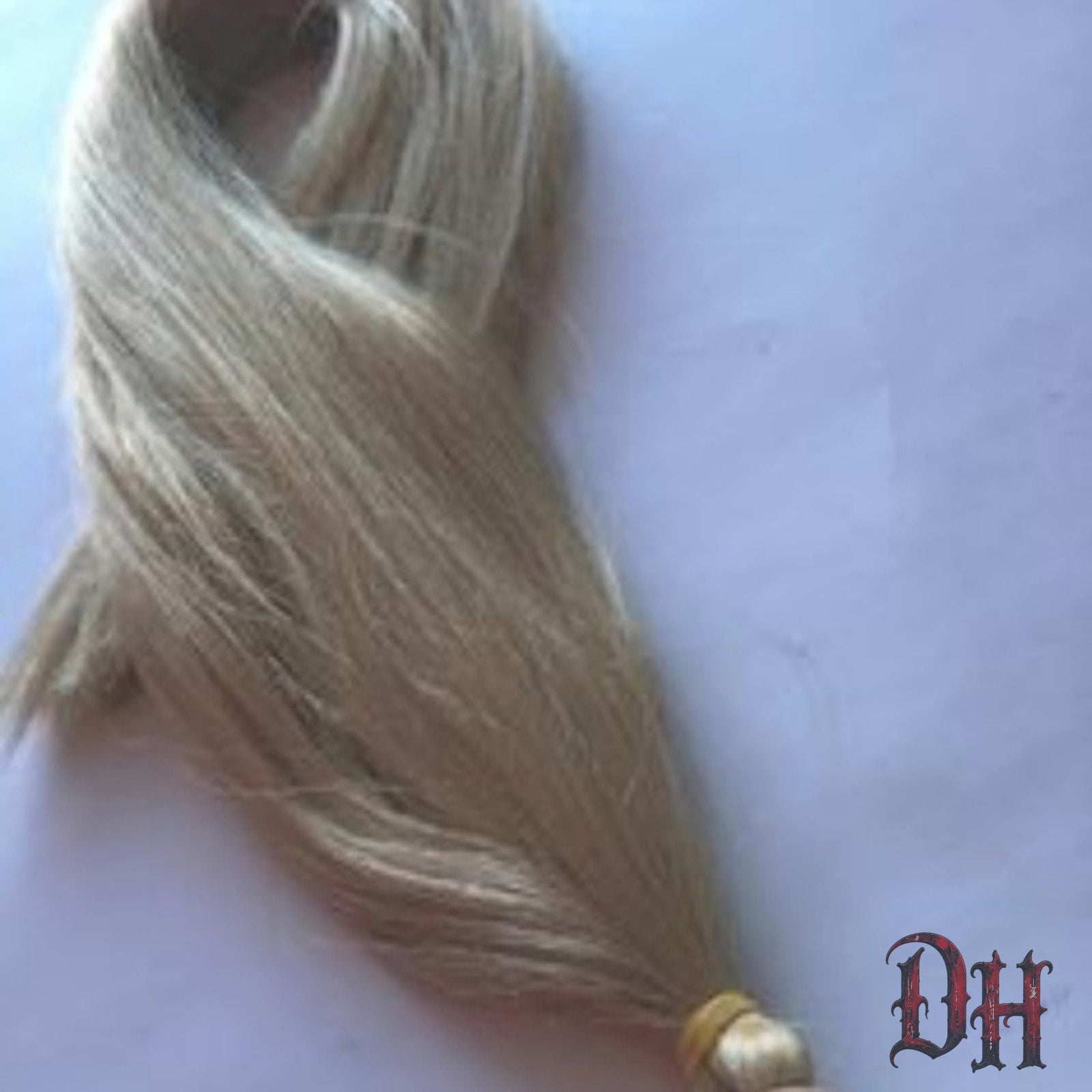 Platinum Blonde Pony Tail Hair Extensions Fall