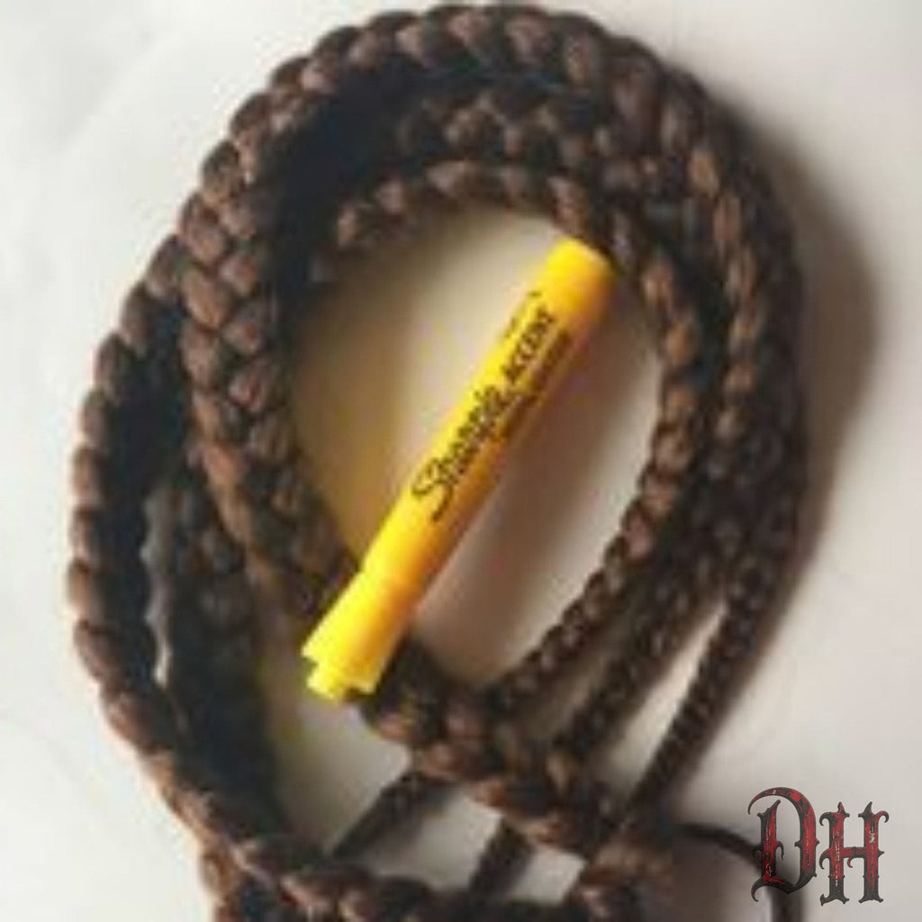 Triple Braid Pony Fall Hair Extensions Brown